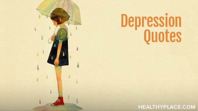 Tyto citace o depresi a depresivních výrokech se zabývají různými aspekty nemoci. Citace deprese jsou nastaveny na krásné, ostré obrázky.