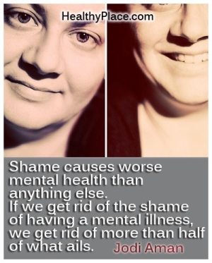 Citace Stigmy od Jodi Aman - Hanba způsobuje horší duševní zdraví než cokoli jiného. Pokud se zbavíme hanby za duševní nemoc, zbavíme se více než poloviny toho, co trápí.
