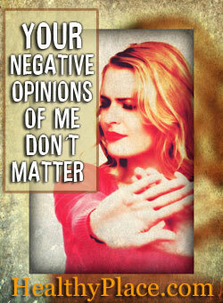 Na vašich negativních názorech na mě nezáleží