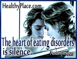 Podrobné informace o poruchách příjmu potravy - Srdcem poruch příjmu potravy je ticho.