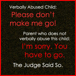 Potřeba verbálního zneužívání a péče o dítě se při rozhodování o rodinných soudech vzájemně vylučují, protože verbální zneužití není v rozporu se zákonem. Objevte proč.