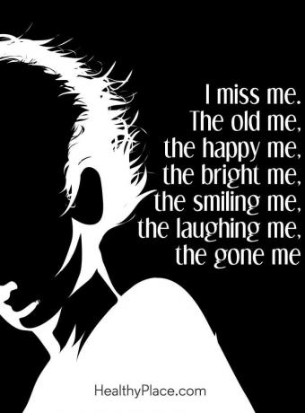 Citace o depresi - chybí mi. Ten starý, šťastný, jasný, usměvavý, smích, pryč.