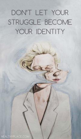 Citace o stigmatu duševního zdraví - Nenechte svůj zápas stát se vaší identitou.
