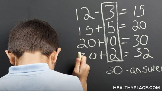Má vaše dítě matematickou poruchu učení? Získejte známky, příznaky dyskalkulie a informace o léčbě na HealthyPlace.