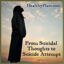 Z sebevražedných myšlenek na pokus o sebevraždu